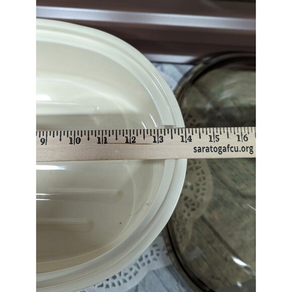 Vintage Magnawave Perfection Microwave Roaster Pan with Lid and original manual - Picture 5 of 7